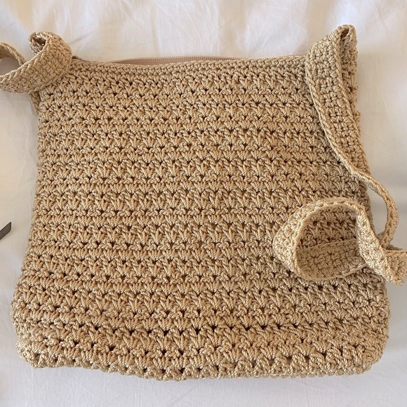 The Sak hand- crocheted zipper top shoulder bag - Picture 2 of 4